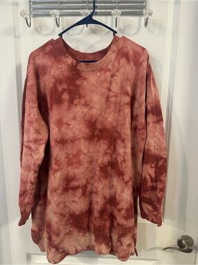 Source Unknown Rust Tie-Dye Sweatshirt